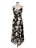 Millibon 100% Polyester Floral Black Casual Dress Size M - photo 1