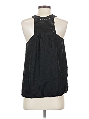 BCBGMAXAZRIA Sleeveless Silk Top (view 2)