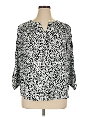 41Hawthorn 3/4 Sleeve Blouse (view 1)