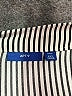 Apt. 9 100% Polyester Stripes Silver Short Sleeve Blouse Size XS (petite) - photo 7