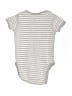 Uniqlo Stripes Gray Short Sleeve Onesie Size 12-18 mo - photo 2