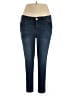 Democracy Solid Blue Jeggings Size 14 - photo 1