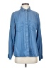 Walter Baker Blue Long Sleeve Button-Down Shirt Size S - photo 1