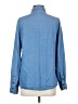 Walter Baker Blue Long Sleeve Button-Down Shirt Size S - photo 2