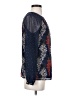 Boden 100% Polyester Floral Blue Long Sleeve Blouse Size 2 - photo 4