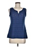Eddie Bauer Blue Sleeveless Blouse Size M - photo 1