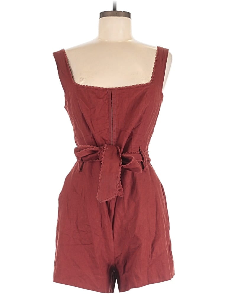 House Of Harlow 1960 Romper In Burgundy