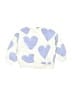 Zara Hearts White Sweatshirt Size 2 - photo 2