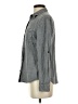 Riders by Lee Stripes Gray Long Sleeve Button-Down Shirt Size S - photo 5