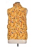 Caffé Marrakesh 100% Rayon Yellow Sleeveless Button-Down Shirt Size XL - photo 2