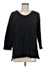 Fenini Black 3/4 Sleeve Top Size M - photo 1