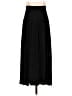 J.Jill 100% Polyester Solid Black Casual Skirt Size S (petite) - photo 2
