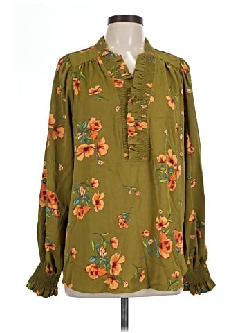 Easel Long Sleeve Blouse (view 1)