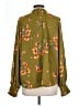 Easel 100% Polyester Green Long Sleeve Blouse Size L - photo 2