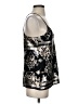 Lavender Brown Silver Sleeveless Blouse Size XS - photo 4
