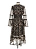 Miss Me 100% Polyester Paisley Black Casual Dress Size M - photo 2