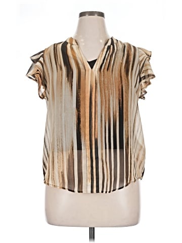 DKNY Short Sleeve Blouse (view 1)
