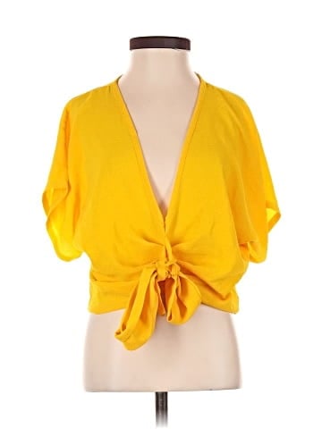 PrettyLittleThing Short Sleeve Blouse (view 1)