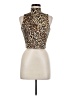 Bar III Tan Sleeveless Blouse Size M - photo 1