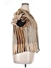 DKNY 100% Polyester Gold Short Sleeve Blouse Size XL - photo 4