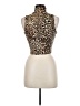 Bar III Tan Sleeveless Blouse Size M - photo 2