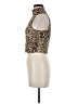 Bar III Tan Sleeveless Blouse Size M - photo 5