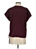 BCBGMAXAZRIA 100% Polyester Burgundy Short Sleeve Top Size XS - photo 2