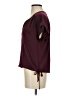 BCBGMAXAZRIA 100% Polyester Burgundy Short Sleeve Top Size XS - photo 5