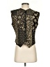 Valentino Boutique Gold Black Vest Size 10 - photo 1