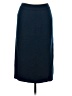 Diane von Furstenberg Solid Blue Wool Skirt Size 8 - photo 1
