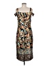 Beige by ECI Paisley Brown Cocktail Dress Size 8 - photo 2