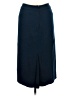 Diane von Furstenberg Solid Blue Wool Skirt Size 8 - photo 2