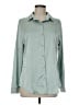 Assorted Brands Solid Green Long Sleeve Blouse Size M - photo 1