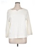 Coldwater Creek 100% Cotton Ivory Pullover Sweater Size XL - photo 1