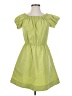 LDT 100% Polyester Solid Green Casual Dress Size 2 - photo 1