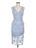 Xscape 100% Polyester Blue Cocktail Dress Size 6 - photo 1