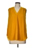 Alfani 100% Polyester Yellow Sleeveless Blouse Size L - photo 1
