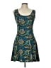 Kathy Paisley Blue Cocktail Dress Size L - photo 1