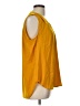 Alfani 100% Polyester Yellow Sleeveless Blouse Size L - photo 4