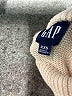 Gap Stripes Ivory Turtleneck Sweater Size XXS - photo 7