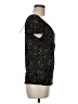 BCBGMAXAZRIA Black Short Sleeve Top Size M - photo 4