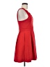 Express Solid Red Cocktail Dress Size 6 - photo 4