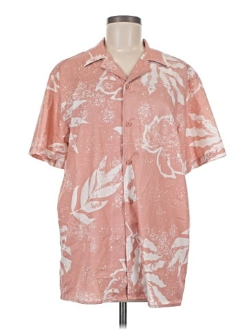 Shein Short Sleeve Button-Down Shirt (view 1)