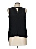 Pale Sky 100% Rayon Black Sleeveless Blouse Size L - photo 1