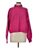 CALVIN KLEIN JEANS Solid Pink Turtleneck Sweater Size M - photo 1