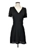Express 100% Polyester Solid Black Casual Dress Size 8 - photo 1