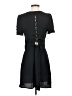 Express 100% Polyester Solid Black Casual Dress Size 8 - photo 2