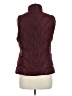 MICHAEL Michael Kors 100% Polyester Burgundy Vest Size M - photo 2
