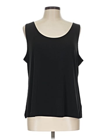 Susan Graver Sleeveless T-Shirt (view 1)