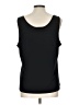Susan Graver Black Sleeveless T-Shirt Size L - photo 2